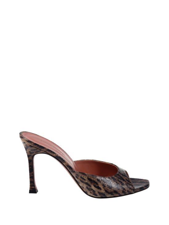 26SS 아미나 무아디 샌들 ALEXA SLIPPER 95 SNAKE LEOPARD