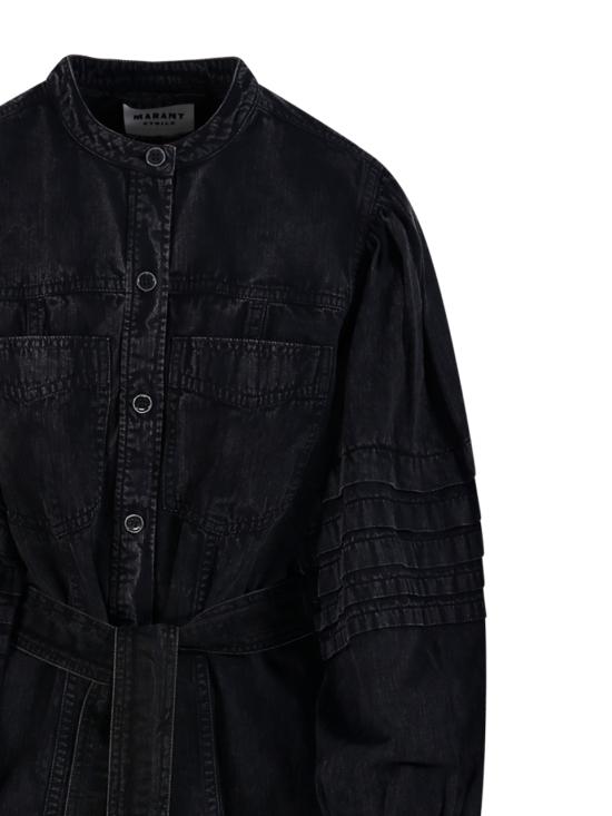26SS 이자벨마랑에뚜왈 숏 원피스 O1005FA D1H04E 02FK FADED BLACK - ISABEL MARANT ETOILE