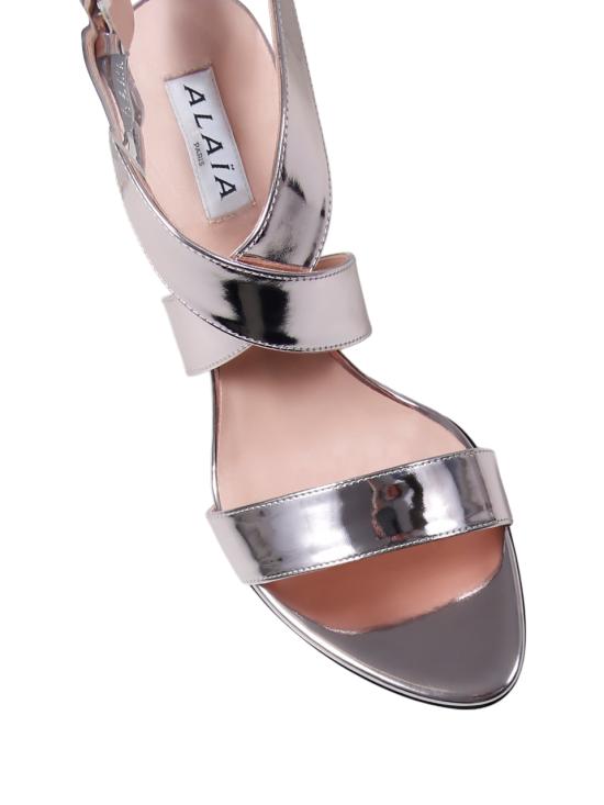 26SS 알라이아 샌들 AA3S2016I137 428 BLUSH ARGENT - ALAIA