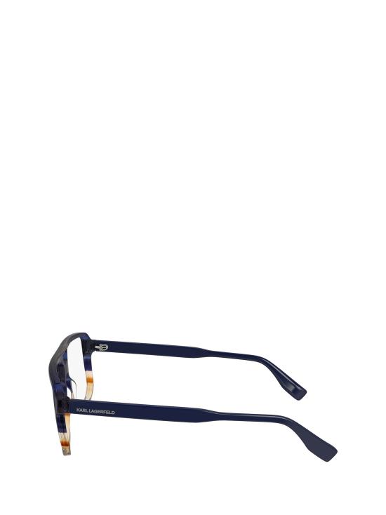 26FW 칼라거펠트 안경 KL6156 424 BLUE STRIPED BROWN - KARL LAGERFELD