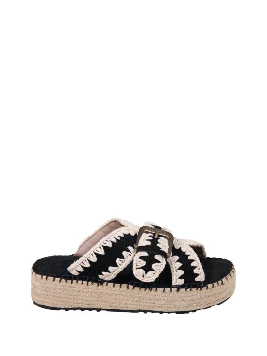 26SS 모우 뮬/슬리퍼 SW641003A BKWHI BLACK WHITE