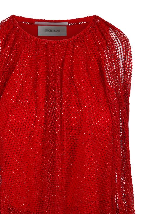 26SS 스포트막스 탑 2612941061600 001 ROSSO - SPORTMAX