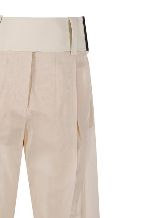26SS 스포트막스 스트레이트 팬츠 2612131033600 001 ECRU - SPORTMAX