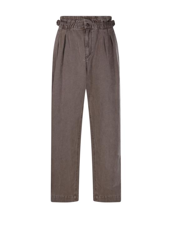 26SS 이자벨마랑에뚜왈 스트레이트 팬츠 A0660FA D1G04E 50DZ DARK BRONZE