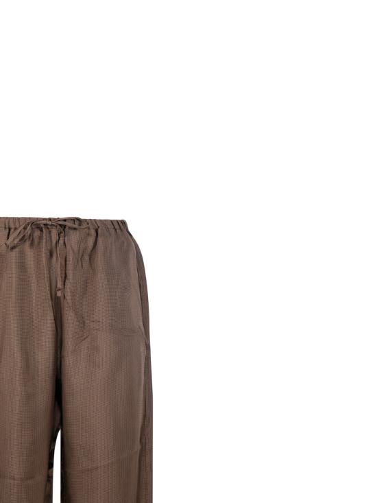 26SS 로에 스트레이트 팬츠 41930015 249 BROWN MINI CHECK - ROHE