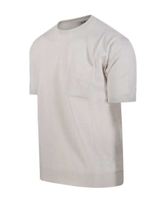26SS 씨피 컴퍼니 스웨터 20CMKN235A 110659A 103 GAUZE WHITE - C.P. COMPANY