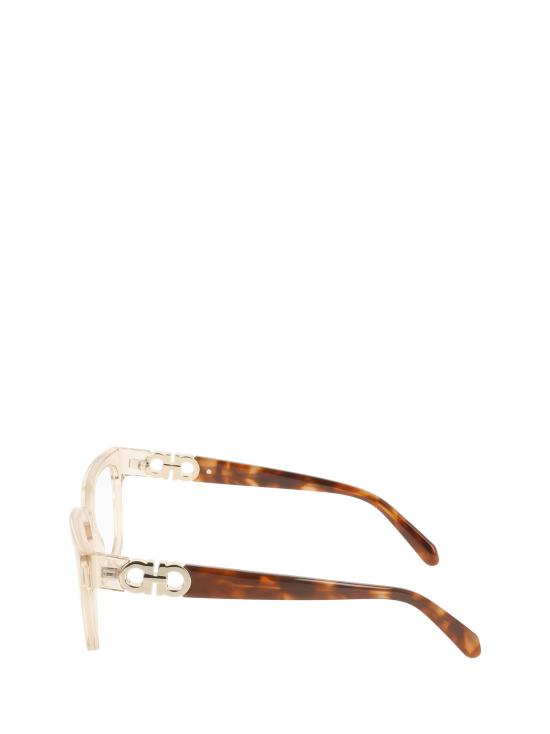 26FW 살바토레 페라가모 안경 SF3056 259 TRANSPARENT BEIGE - SALVATORE FERRAGAMO