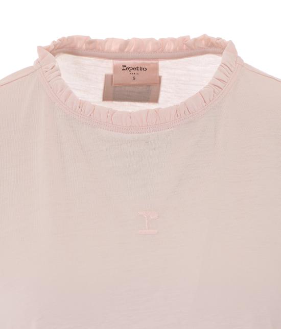 26FW 레페토 반팔 티셔츠 S0777 1444 PINK - REPETTO