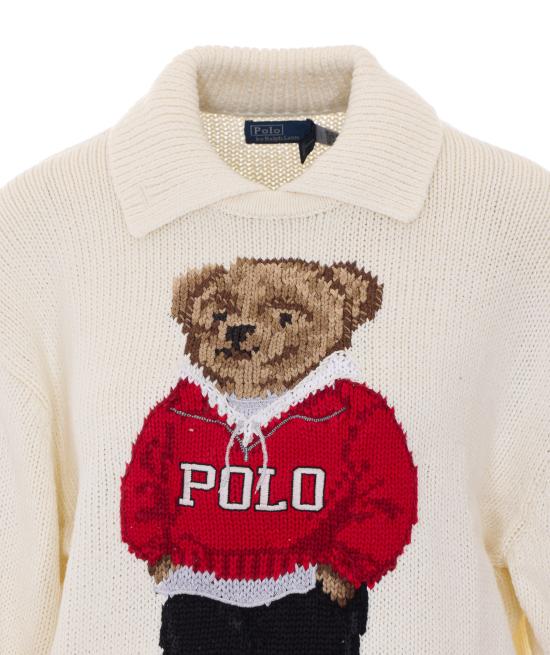 26FW 폴로 랄프로렌 스웨터 211B17764001 PARCHMENT CREAM WHITE - POLO RALPH LAUREN