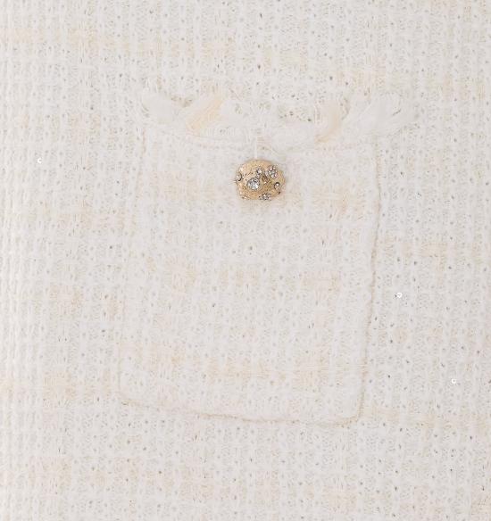 26FW 셀프 포트레이트 미디 원피스 146SA CREAM WHITE - SELF PORTRAIT