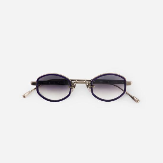 26FW 사토 선글라스 MIRAC AS NB 1 ANTIQUE SILVER NAVY BLUE