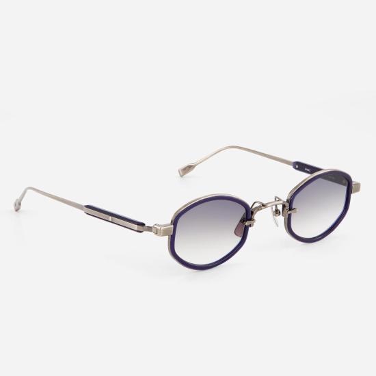 26FW 사토 선글라스 MIRAC AS NB 1 ANTIQUE SILVER NAVY BLUE - SATO