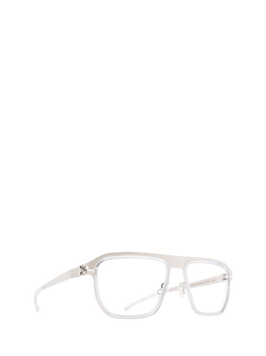 26FW 마이키타 안경 WALKER 904 A1 SHINY SILVER LIMPID - MYKITA