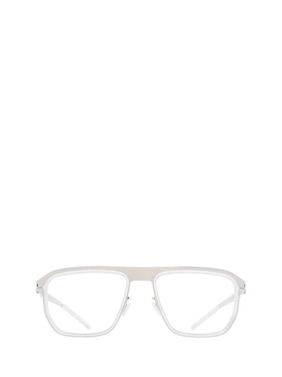 26FW 마이키타 안경 WALKER 904 A1 SHINY SILVER LIMPID