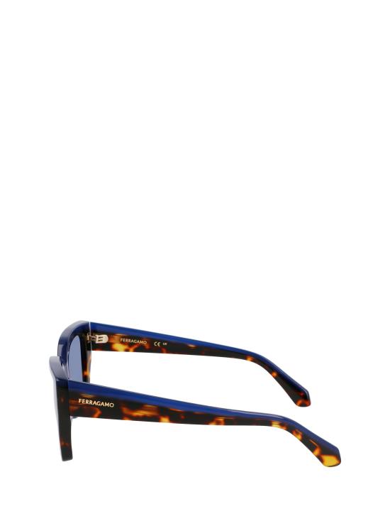 26FW 살바토레 페라가모 선글라스 SF2035S 424 OPALINE BLUE DARK TORTOISE - SALVATORE FERRAGAMO