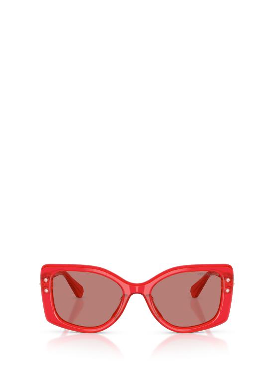 26FW 스와로브스키 선글라스 SK6058U 110369 TRANSPARENT RED