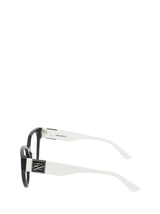 26FW 칼라거펠트 안경 KL6053 004 BLACK WHITE - KARL LAGERFELD