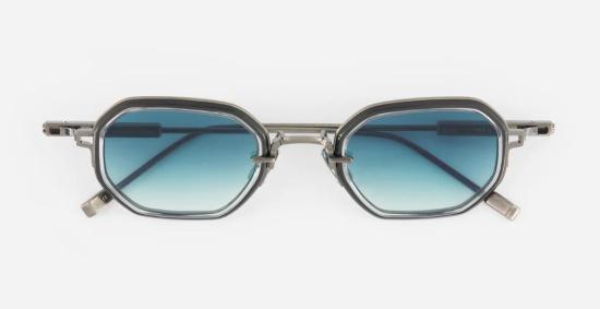 26FW 사토 선글라스 TIMIR II AS BB 1 ANTIQUE SILVER BRUSHED BLACK