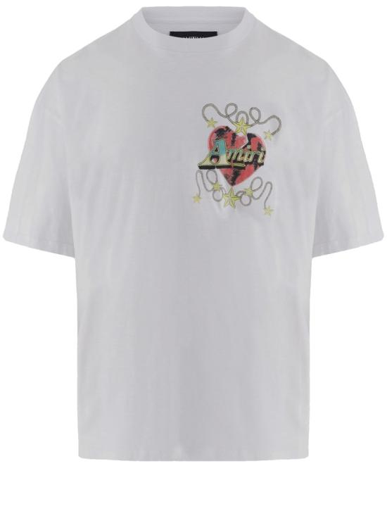 26FW 아미리 반팔 티셔츠 AM426JR037003O White