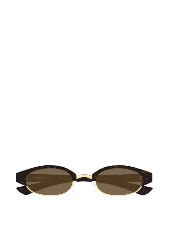 26FW 알렉산더 맥퀸 선글라스 AM0534S 002 HAVANA