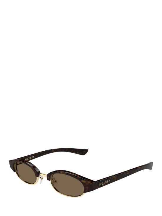 26FW 알렉산더 맥퀸 선글라스 AM0534S 002 HAVANA - ALEXANDER MCQUEEN