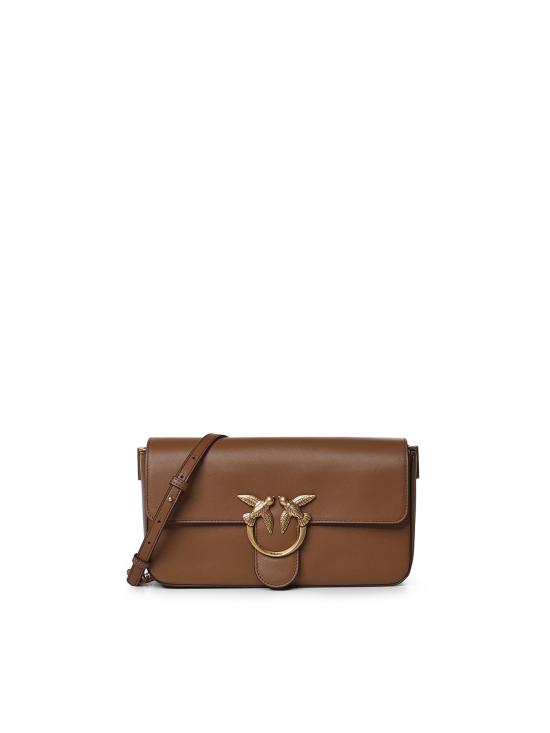 26FW 핑코 숄더백 107925 A2JGM37Q COGNAC