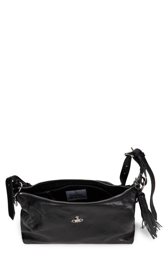  비비안웨스트우드 가방 비비안 웨스트우드 엠마 숄더백 블랙 - VIVIENNE WESTWOOD