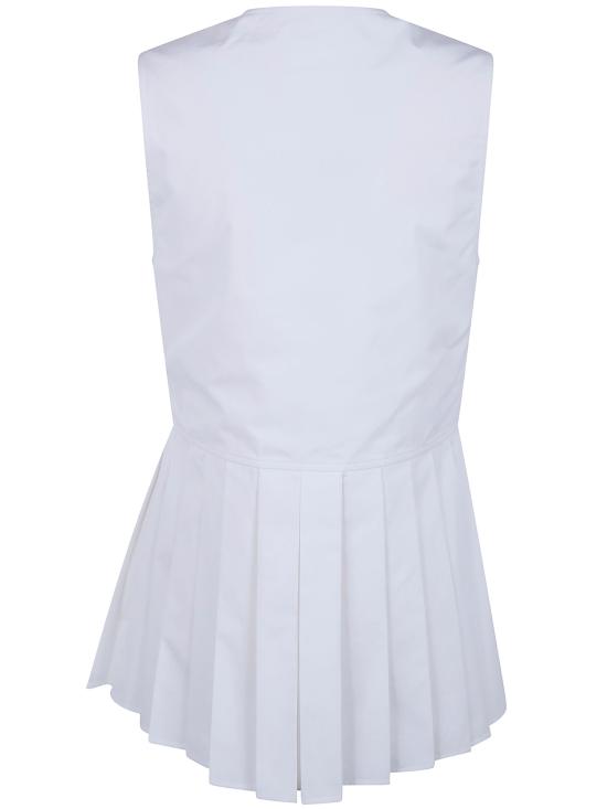 26SS 질샌더 탑 J01NC0178 J45001 100 OPTIC WHITE - JIL SANDER