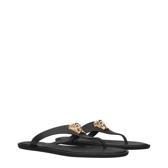  베르사체 알리아 러버 플랫 샌들 10162481A109831B00V - VERSACE