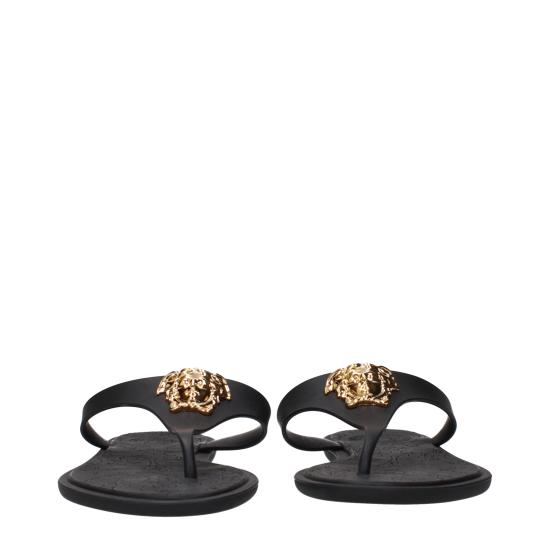  베르사체 알리아 러버 플랫 샌들 10162481A109831B00V - VERSACE