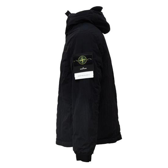 26FW 스톤 아일랜드 워프 립 나일론-TC 패딩 후드 자켓 L2S15Q100007 S0405 Black - STONE ISLAND