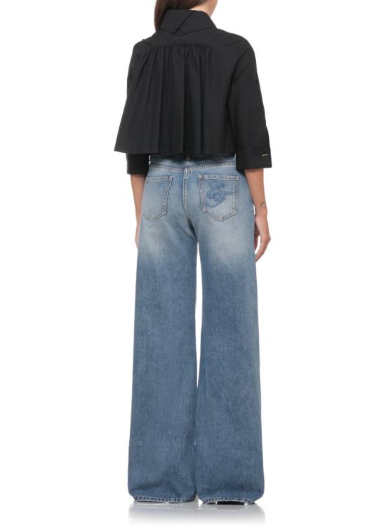 26FW 엘리자베타프랜치 탑 CA17766E2110 Black - ELISABETTA FRANCHI