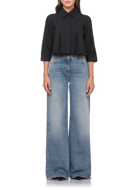 26FW 엘리자베타프랜치 탑 CA17766E2110 Black - ELISABETTA FRANCHI