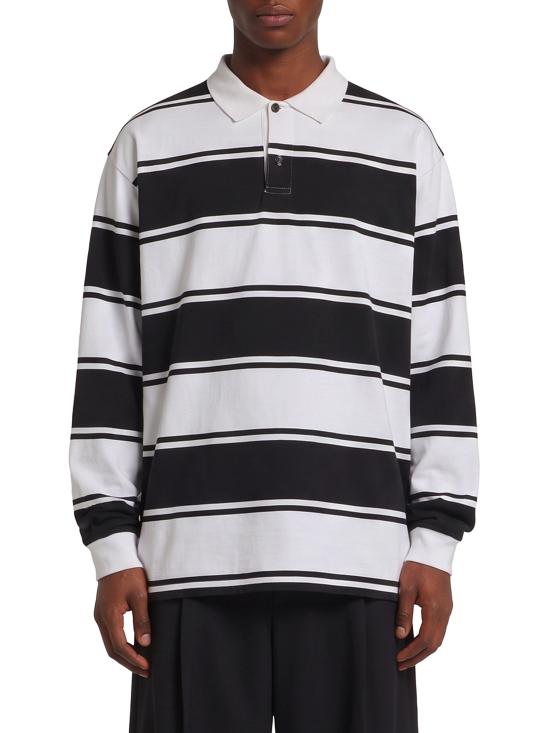 26FW 발렌시아가 폴로 티셔츠 A00189 BLACK