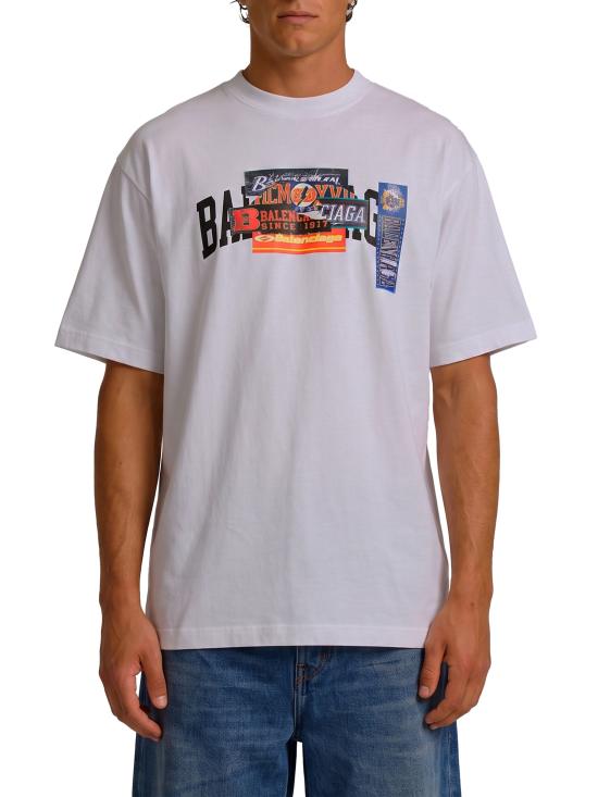 26FW 발렌시아가 반팔 티셔츠 764235 WHITE