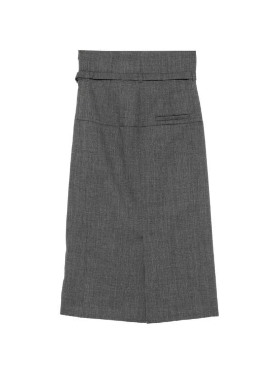 26FW 아미 미디 스커트 FSK477 WV0216A189 GRIS - AMI