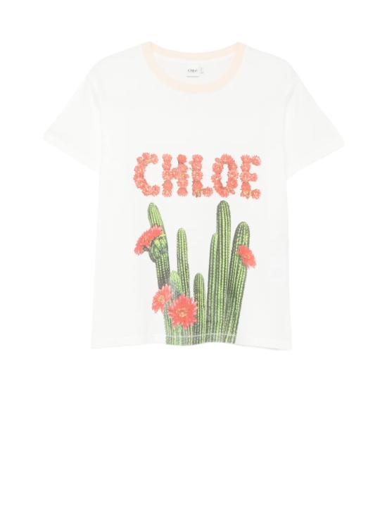 26FW 끌로에 반팔 티셔츠 CH26WJH41784 107 MILK