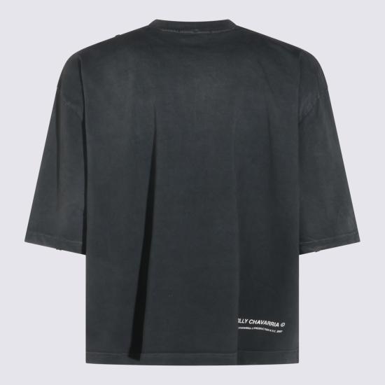 26FW 윌리 차바리아 반팔 티셔츠 MUJTE012 061N001 BLACK BEAUTY - WILLY CHAVARRIA