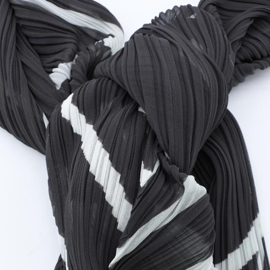26FW 플리츠플리즈 머플러/스카프 PP69AD151 17 CHARCOAL
