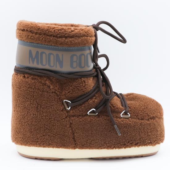 26FW 문부츠 아이콘 나일론 로우 부츠 80D1409700 M004 BROWN