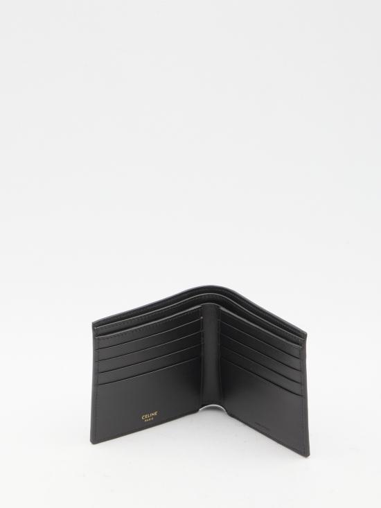 26FW 셀린느 트리옹프 캔버스 반지갑 10B652BQB BLACK - CELINE