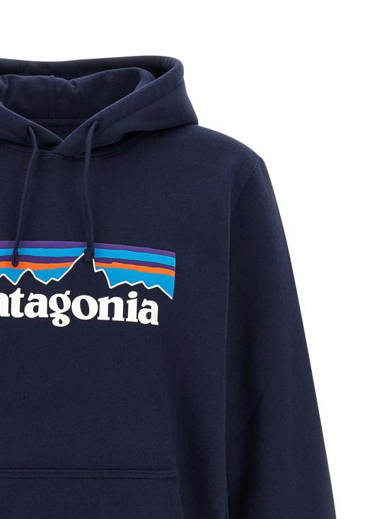 26FW 파타고니아 P-6 로고 업라이절 후드 티셔츠 39622NENA Blue - PATAGONIA