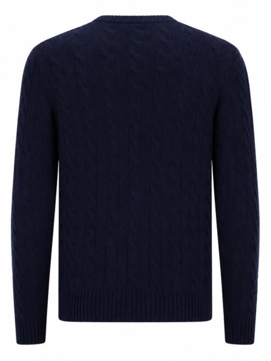  폴로 랄프로렌 케이블 니트 스웨터 710876762 002HUNTERNAVY Blue - POLO RALPH LAUREN