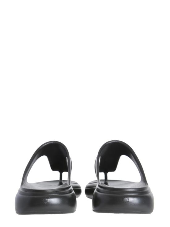  스튜어트 와이츠먼 뮬/슬리퍼 T 스트랩 슬라이드 샌들 블랙 - STUART WEITZMAN