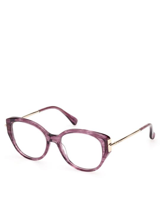 26FW 막스마라 안경 MM5116 083 VIOLET STRIPED SHINY PALE GOLD - MAX MARA