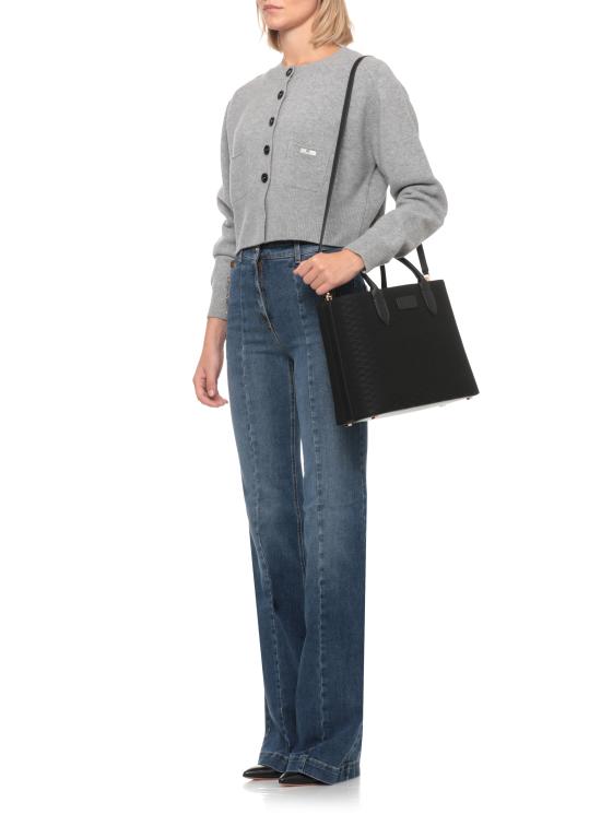 26FW 엘리자베타프랜치 토트백 BS01A66E2 110 BLACK - ELISABETTA FRANCHI