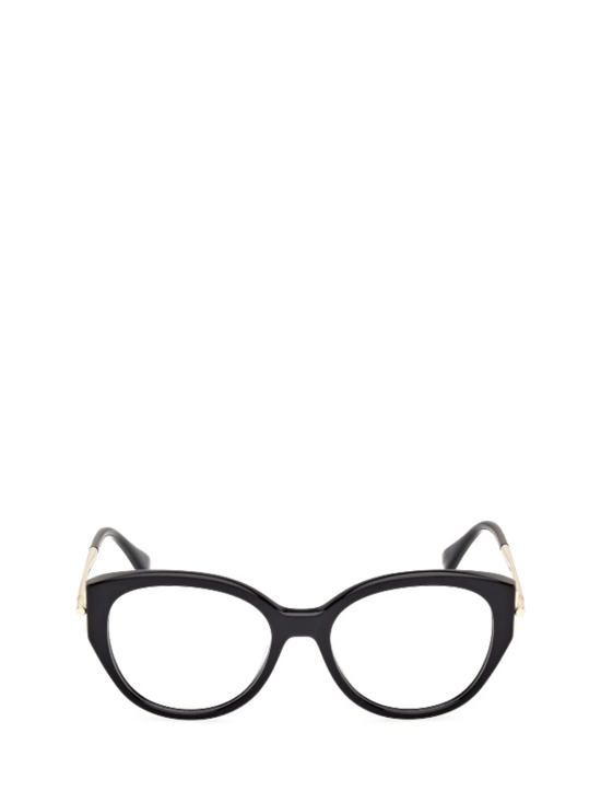 26FW 막스마라 안경 MM5116 001 SHINY BLACK PALE GOLD