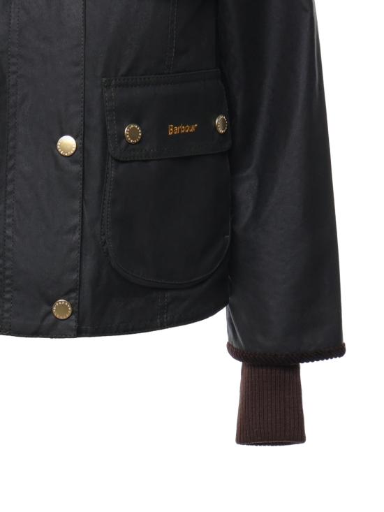 26FW 바버 크롭드 비드넬 왁스 재킷 LWX1403 SG51 SAGE ANCIENT - BARBOUR