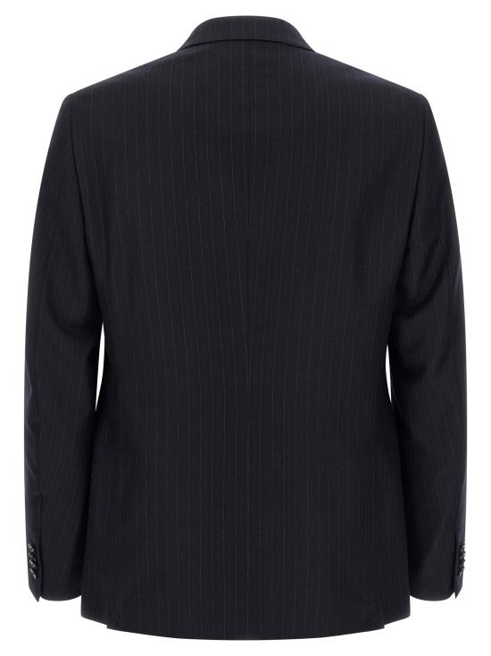 26FW 에르메네질도제냐 수트 핀스트라이프 플란넬 정장 (블루) - ERMENEGILDO ZEGNA