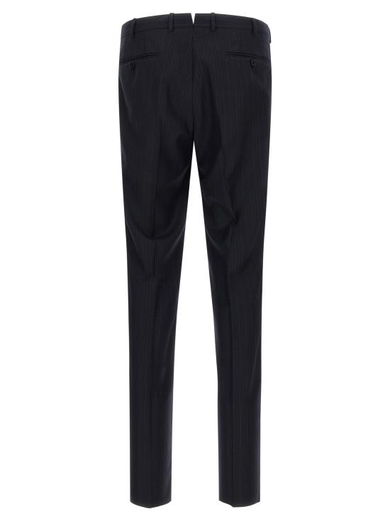 26FW 에르메네질도제냐 수트 핀스트라이프 플란넬 정장 (블루) - ERMENEGILDO ZEGNA